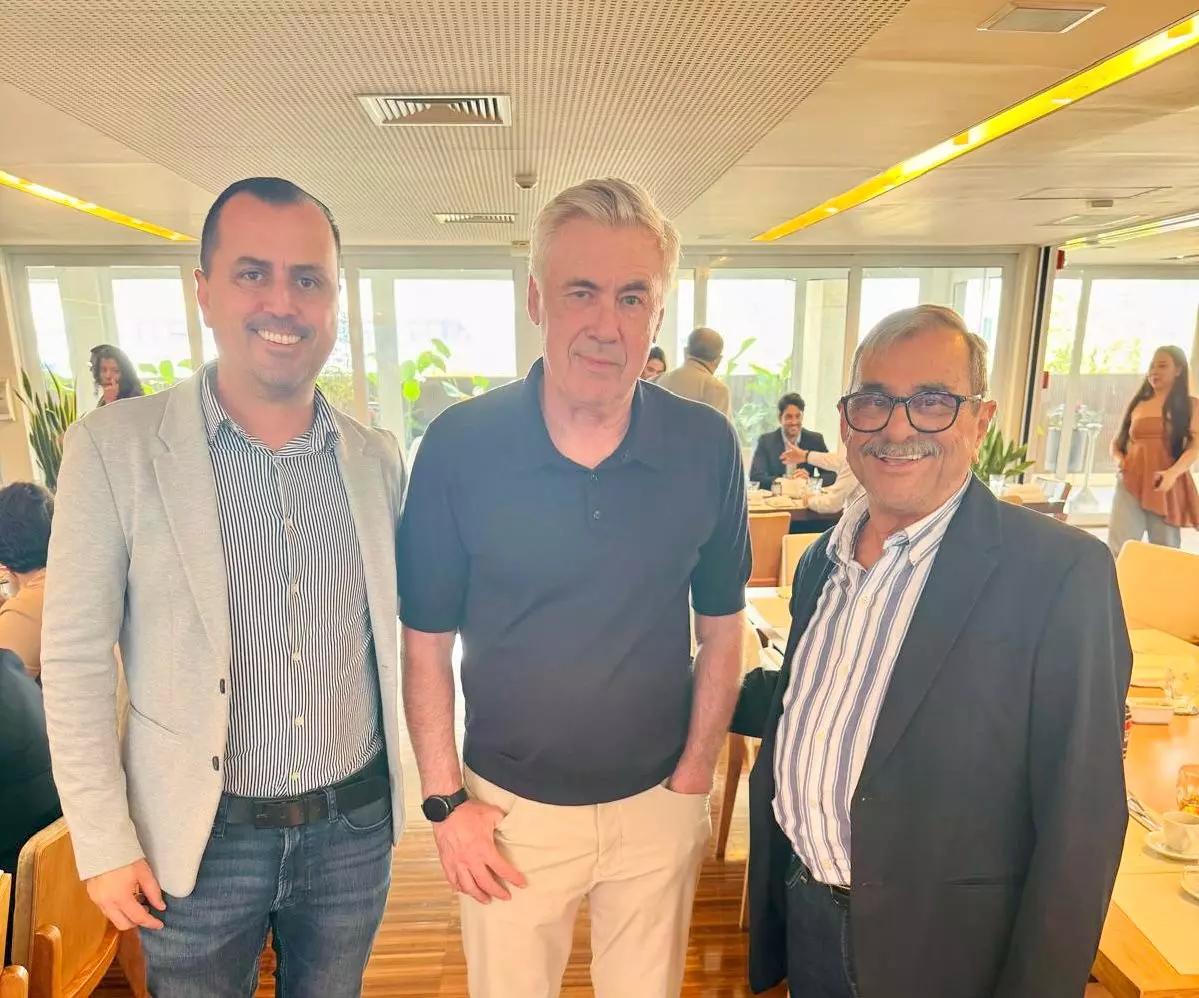 Presidente da FFER deseja sorte à Carlo Ancelotti no comando da Seleção Brasileira